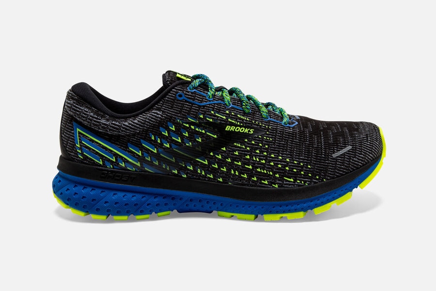 Brooks Ghost 13 Road Loopschoenen Heren - Zwart/Blauw - 032658LBO